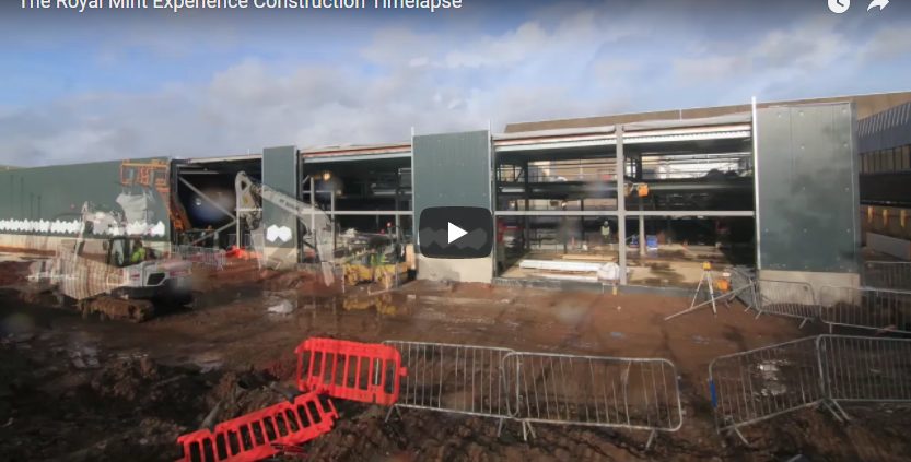 The Royal Mint Experience Construction Timelapse